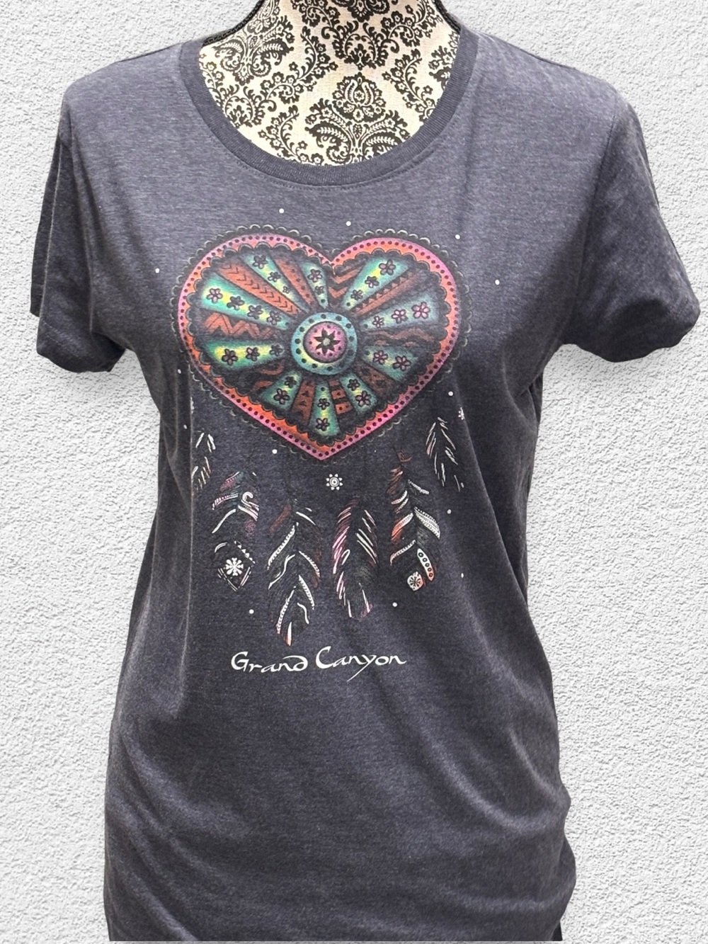 DNPS Grand Canyon Dream Catcher Tee Slim Fit Junior Slate Blue Gray XL